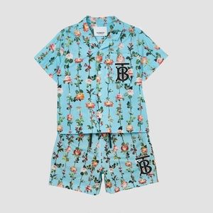 BURBERRY KIDS
TB Monogram Rose Print Shorts & shirt